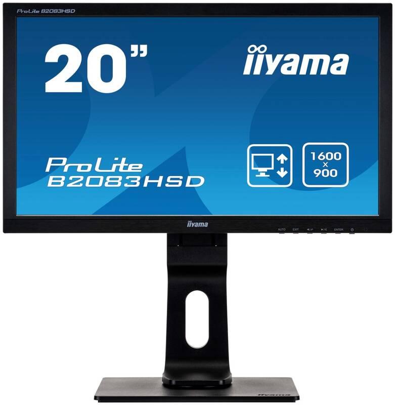 Monitor IIYAMA ProLite B2083HSD-B1 černá