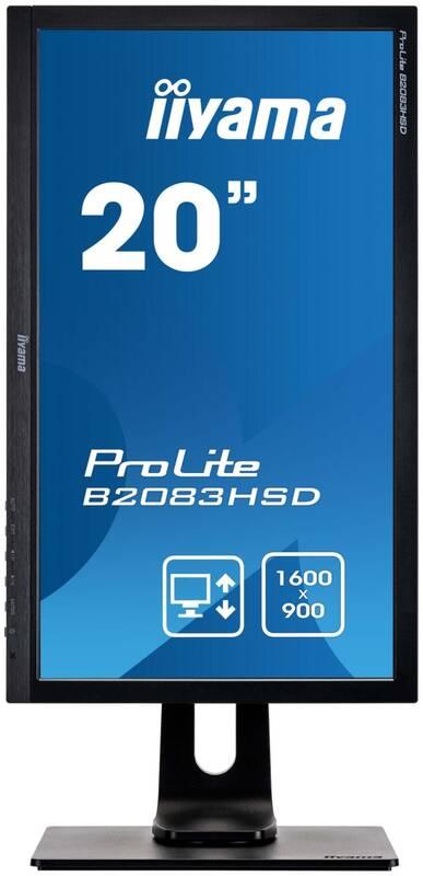 Monitor IIYAMA ProLite B2083HSD-B1 černá