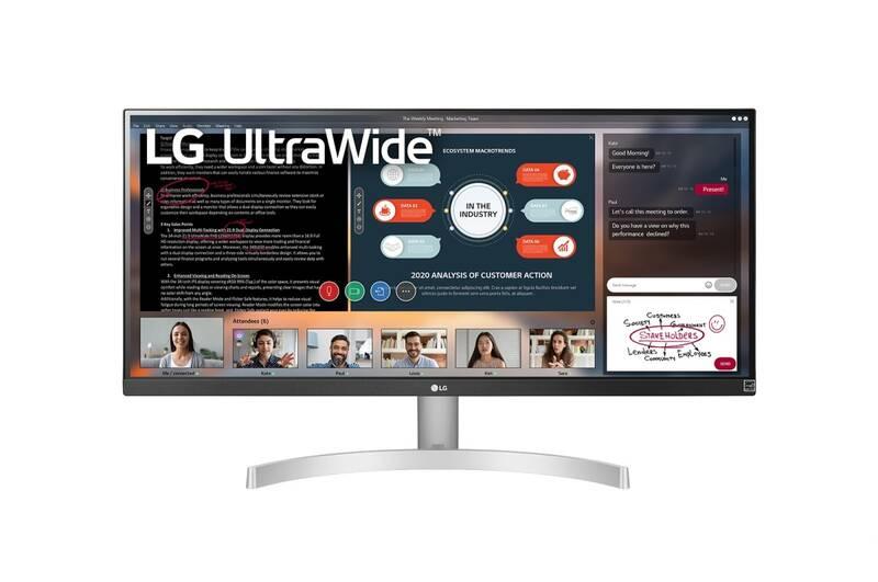 Monitor LG 29WN600 černý bílý