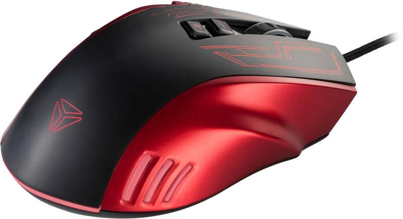 Myš YENKEE YMS 3028RD Resistance červená