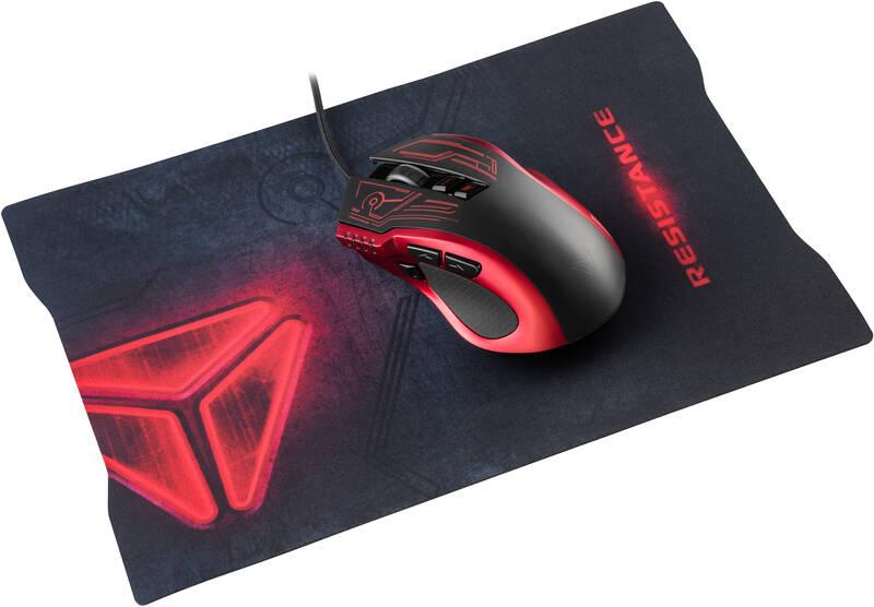 Myš YENKEE YMS 3028RD Resistance červená