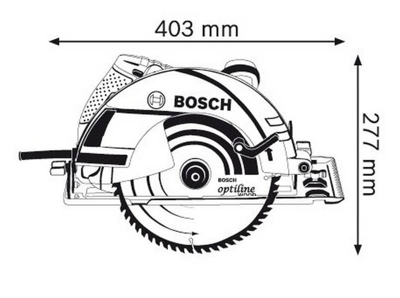 Okružní pila Bosch GKS 235 Turbo, 06015A2001
