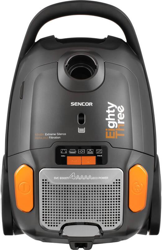 Podlahový vysavač Sencor SVC 8300TI černý oranžový