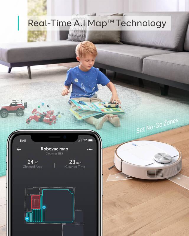 Robotický vysavač Anker Eufy Robovac L70 Hybrid-White