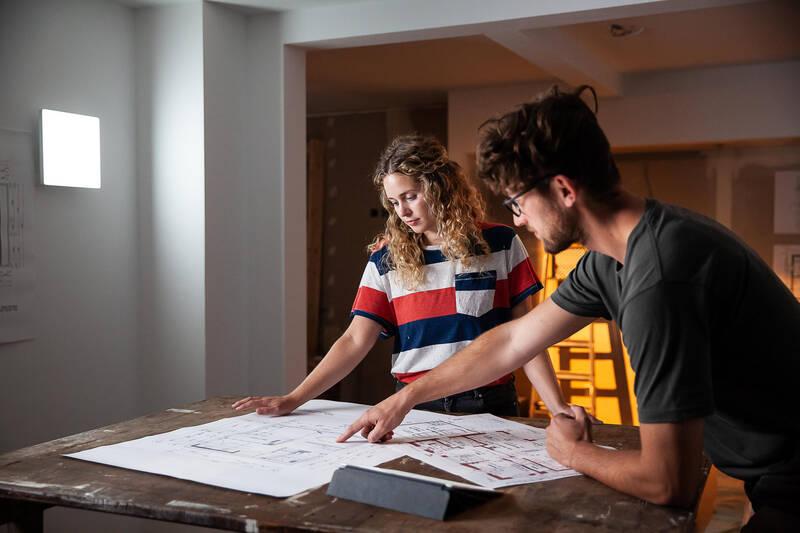 Stropní svítidlo LEDVANCE SMART Multicolor 300x300 bílé