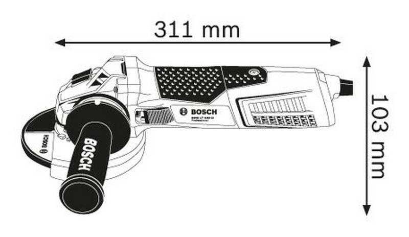 Úhlová bruska Bosch GWS 17-150 CI, 060179K002