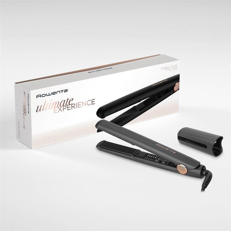 Žehlička na vlasy Rowenta Ultimate Experience SF8210F0 černá měděná