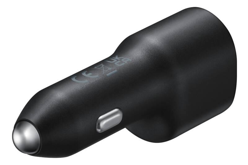 Adaptér do auta Samsung USB, USB-C, 40W černý