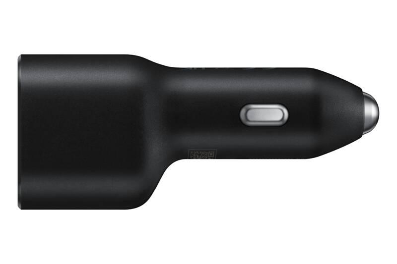 Adaptér do auta Samsung USB, USB-C, 40W černý