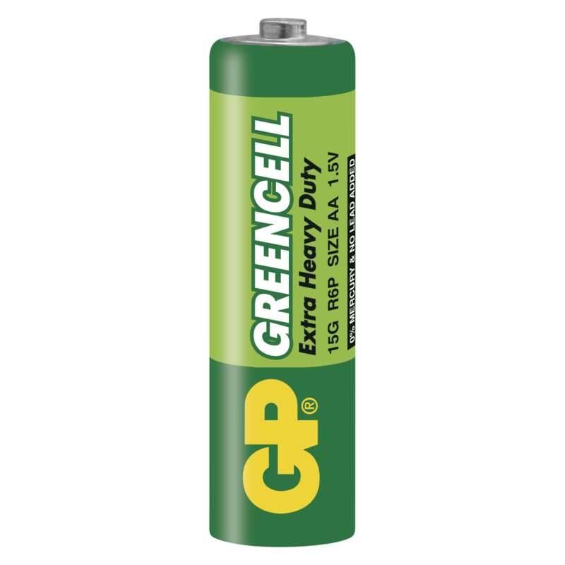 Baterie zinkochloridová GP Greencell AA , 12 ks