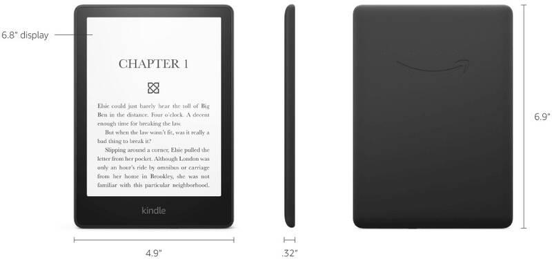 Čtečka e-knih Amazon Kindle Paperwhite 5 2021 s reklamou černá