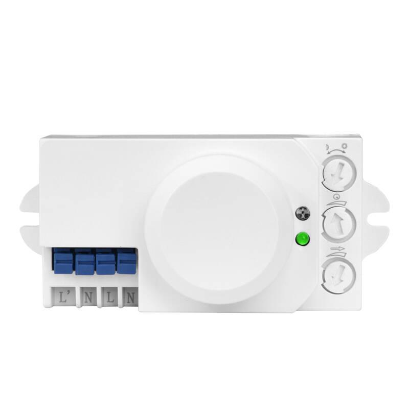Detektor pohybu Elektrobock CN-V04, mikrovlnné čidlo bílý