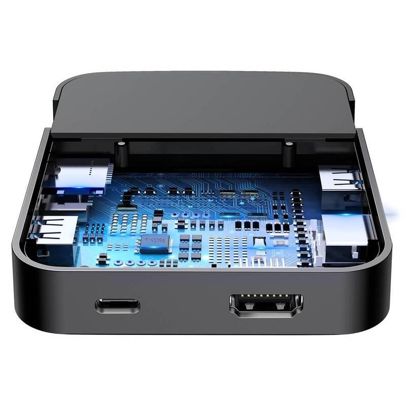 Dokovací stanice Baseus Mate Docking na telefon s USB-C černá