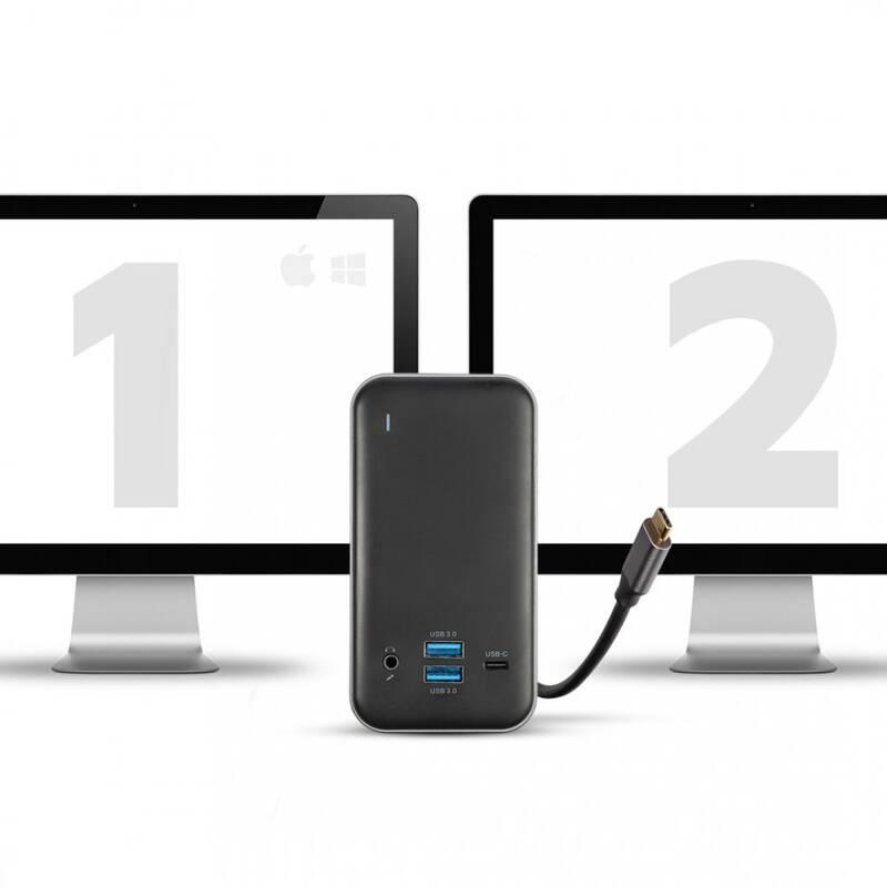 Dokovací stanice Xtorm Worx USB-C 13v1 šedá