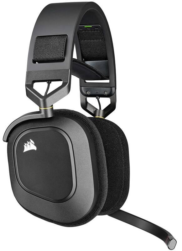 Headset Corsair HS80 RGB Wireless carbon