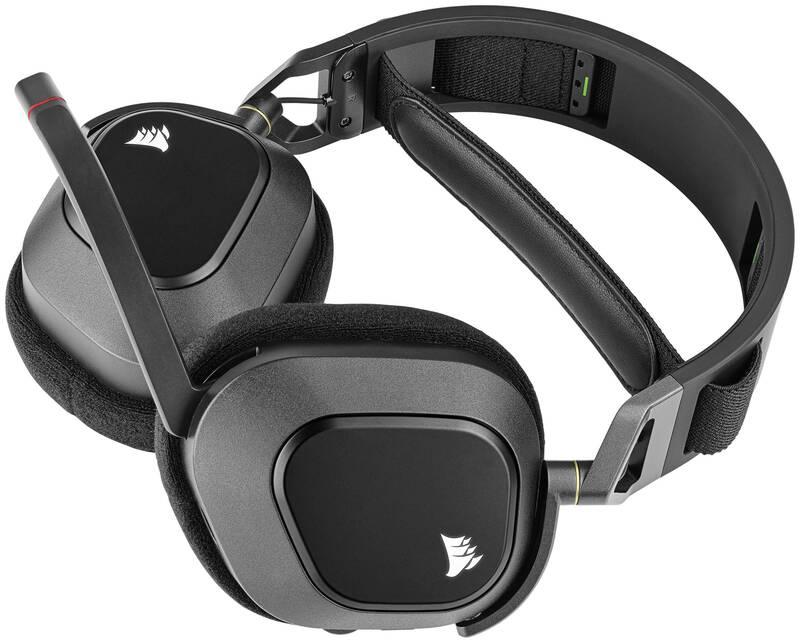 Headset Corsair HS80 RGB Wireless carbon, Headset, Corsair, HS80, RGB, Wireless, carbon