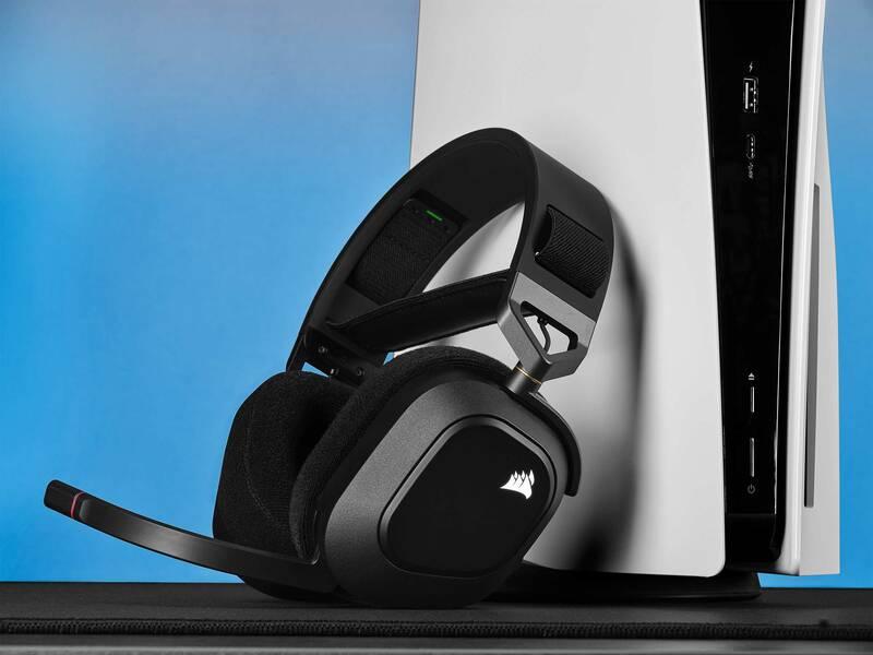 Headset Corsair HS80 RGB Wireless carbon