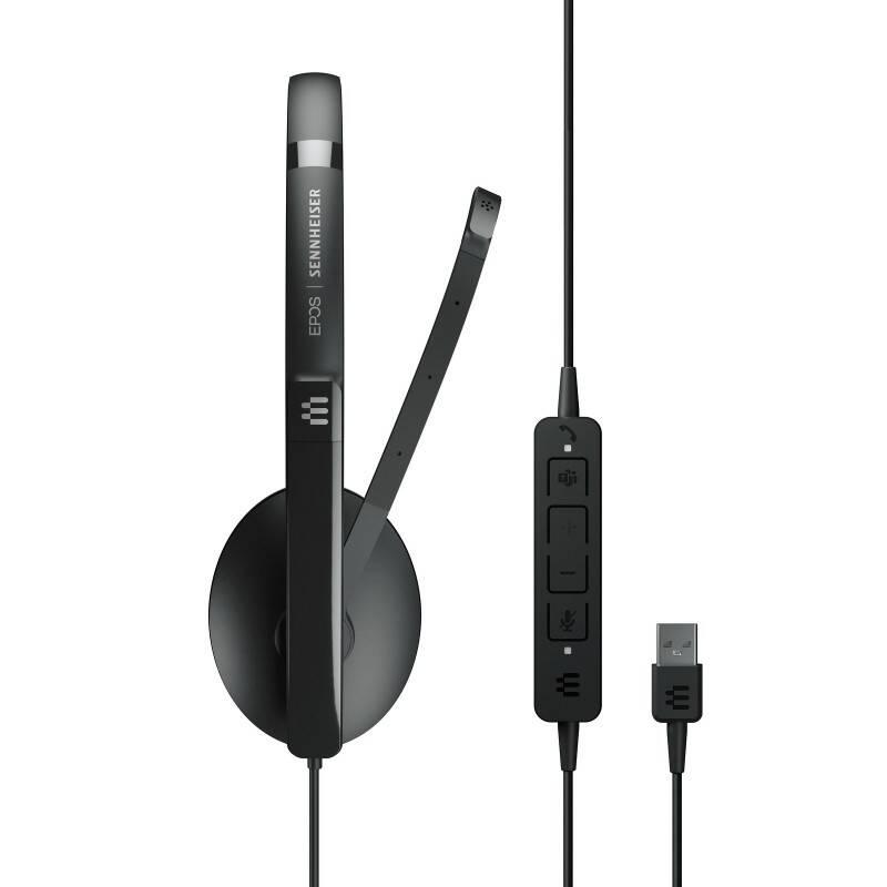 Headset Epos ADAPT 130T USB II černý, Headset, Epos, ADAPT, 130T, USB, II, černý