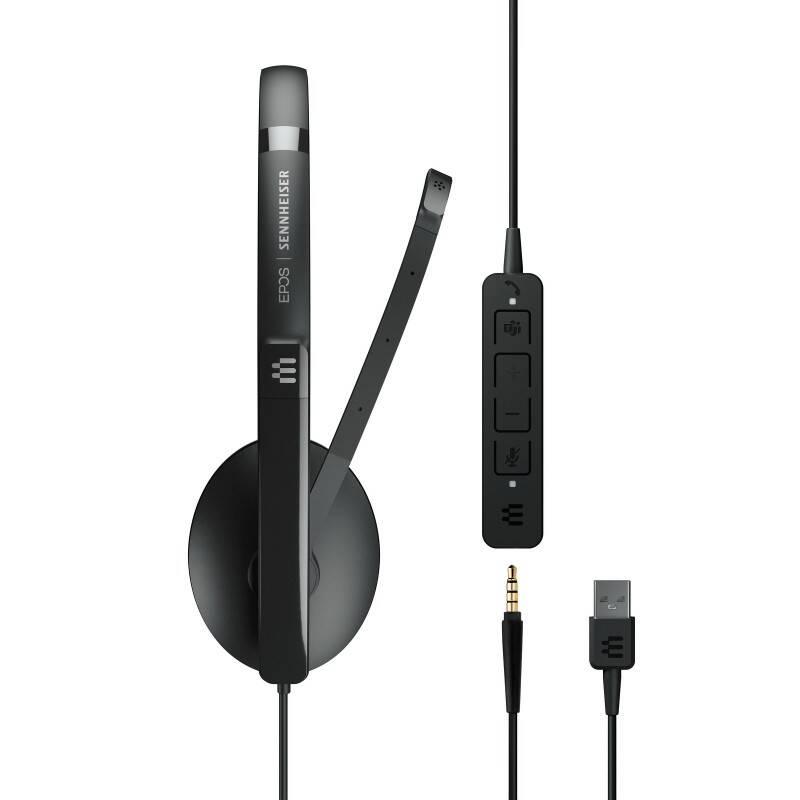 Headset Epos ADAPT 135T USB II černý, Headset, Epos, ADAPT, 135T, USB, II, černý
