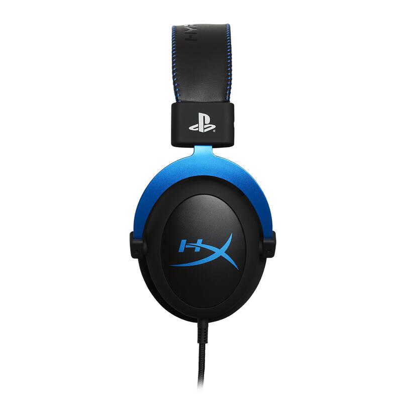 Headset HyperX Cloud Gaming pro PS4 PS5 černý modrý