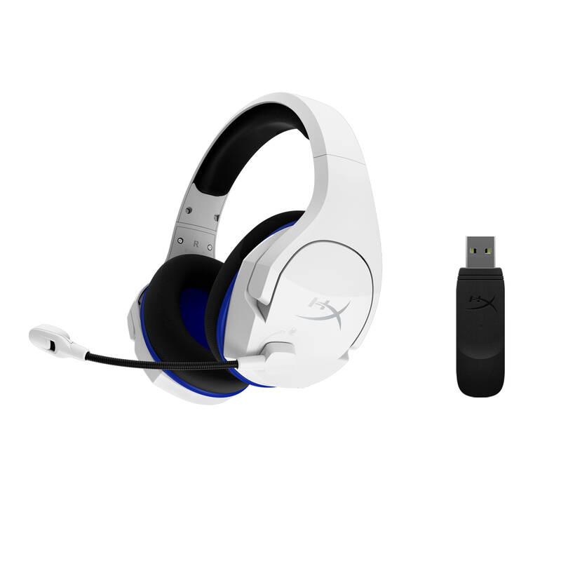 Headset HyperX Cloud Stinger Core Wireless pro PS4 PS5 bílý