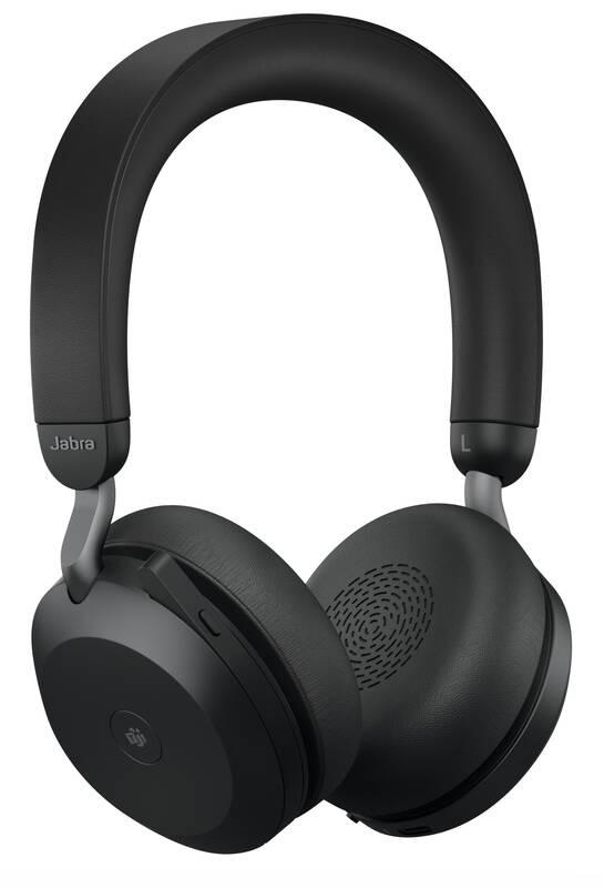 Headset Jabra Evolve2 75, USB-A, MS Stereo Stand černý