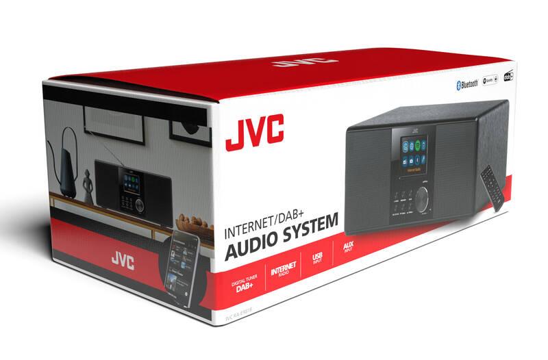 Internetový radiopřijímač s DAB JVC RA-E981B černý