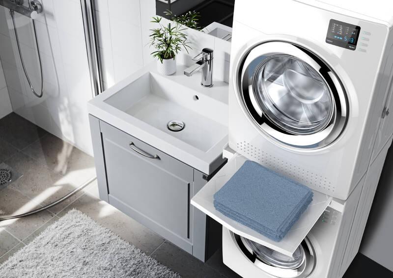 Mezikus pračka - sušička s výsuvem Meliconi 656118 bílý