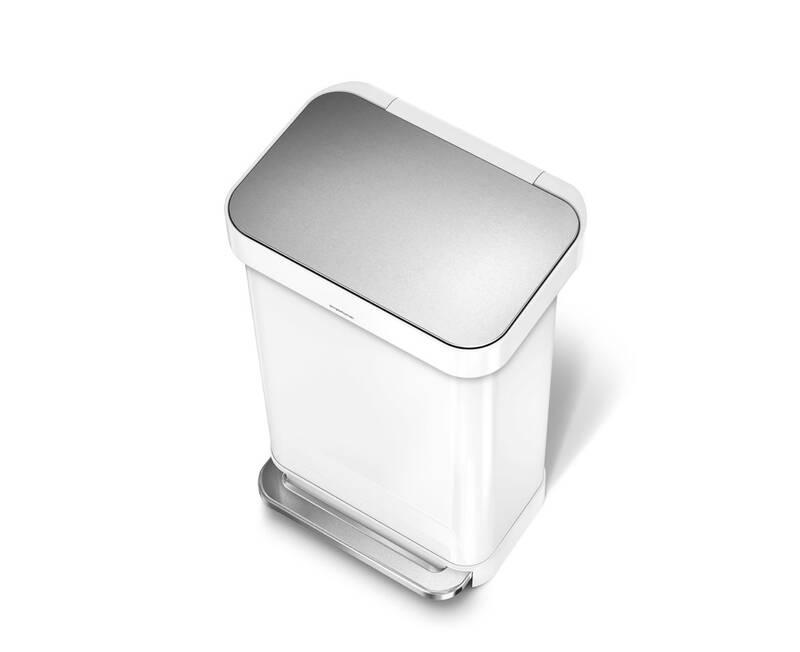 Odpadkový koš Simplehuman CW2027, 45 l bílý
