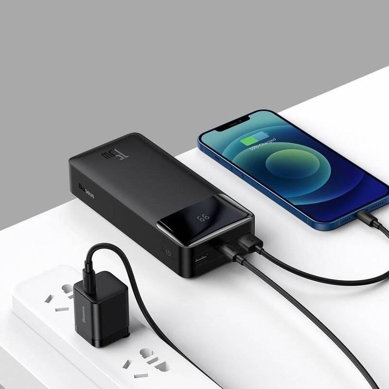 Powerbank Baseus Bipow 30000mAh 15W černá