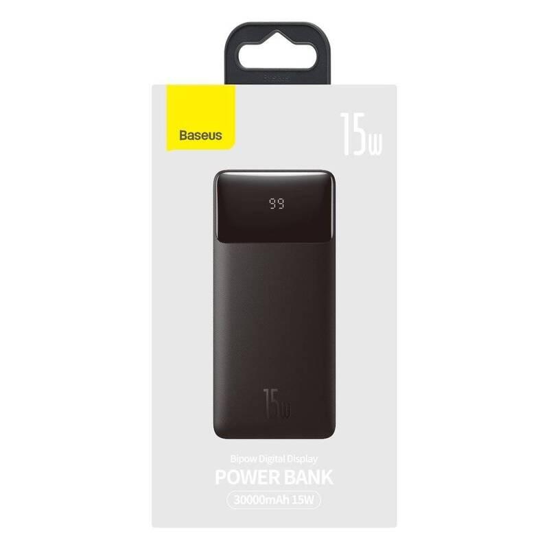 Powerbank Baseus Bipow 30000mAh 15W černá