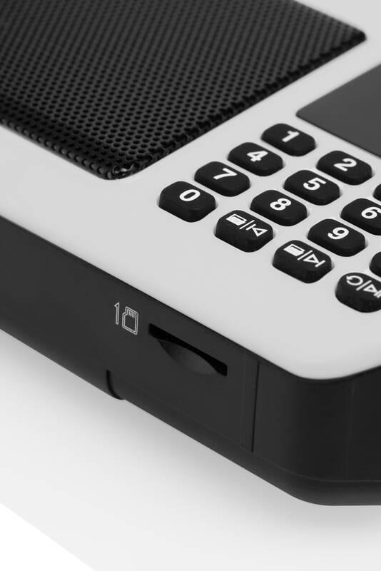 Radiopřijímač GoGEN FMP 125 BTW bílý