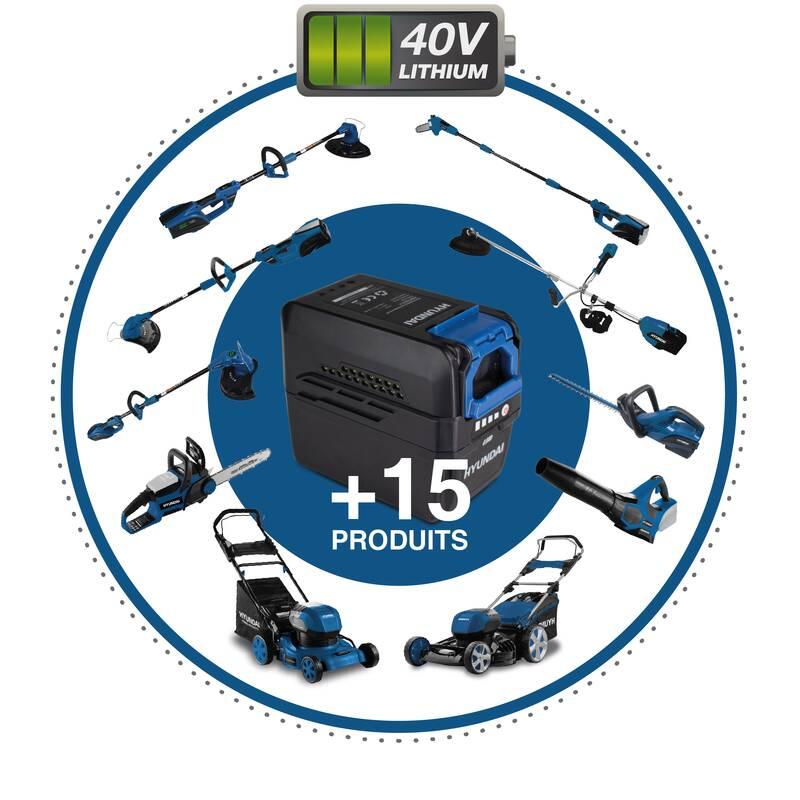 Set baterie a nabíječky Hyundai HB40V4A, Set, baterie, a, nabíječky, Hyundai, HB40V4A