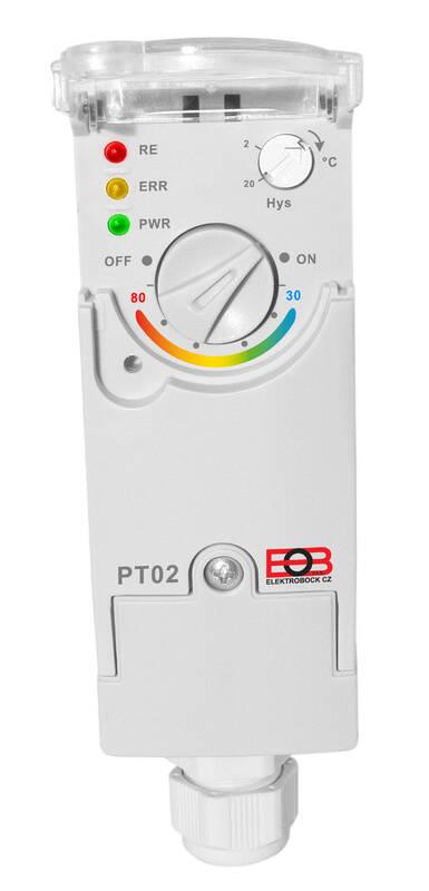 Termostat Elektrobock PT02 bílý