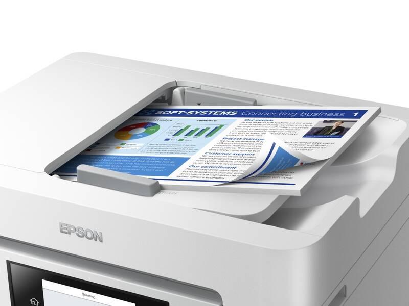 Tiskárna multifunkční Epson WorkForce Pro WF-C4810DTWF bílé