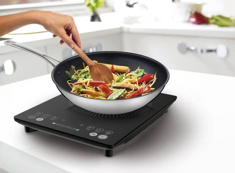 Vařič Tefal IH210801 Everyday Slim černý, Vařič, Tefal, IH210801, Everyday, Slim, černý