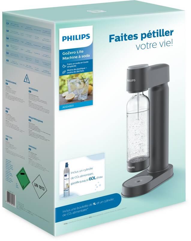 Výrobník sodové vody Philips ADD4901BK 10 černý