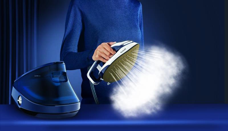 Žehlicí systém Tefal Pro Express Vision GV9812E0 modrý