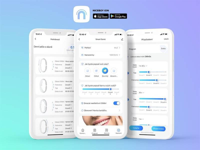 Zubní kartáček Niceboy ION SmartSonic White