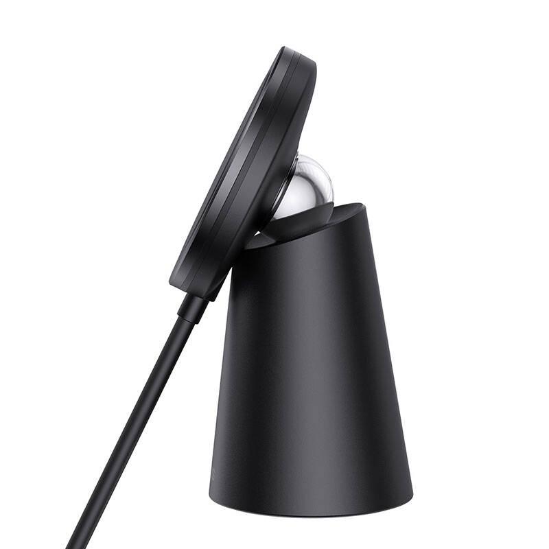 Bezdrátová nabíječka Baseus Simple Magnetic Stand černá