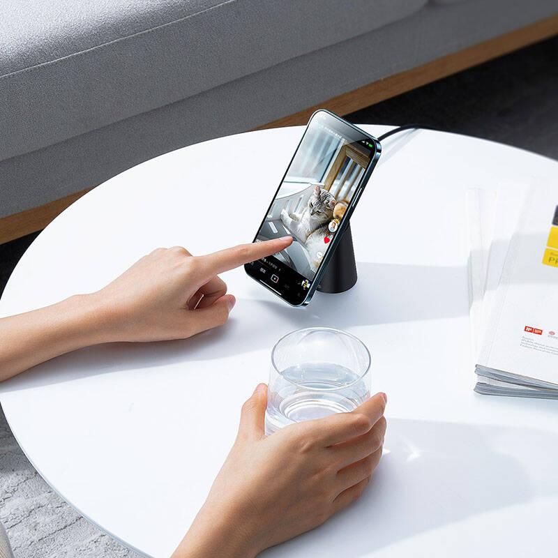 Bezdrátová nabíječka Baseus Simple Magnetic Stand černá