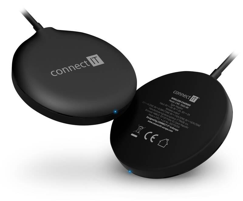 Bezdrátová nabíječka Connect IT MagSafe, 15W černá