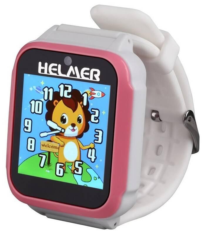 Chytré hodinky Helmer KW 801 dětské růžové