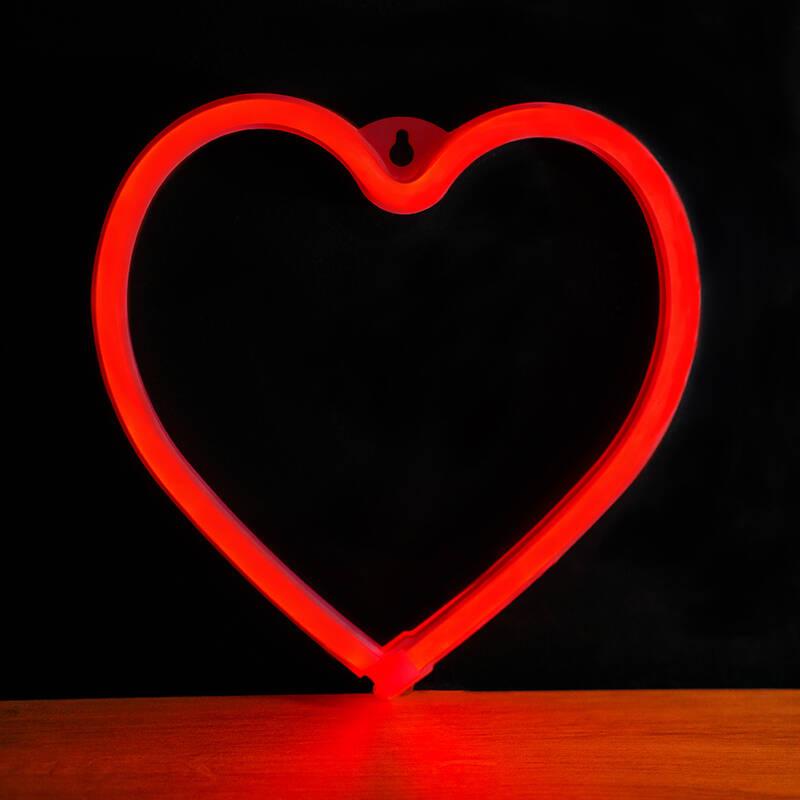 Dekorativní LED Forever neon Srdce