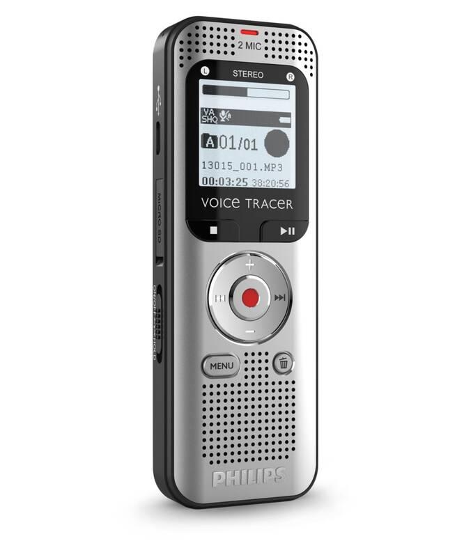 Diktafon Philips DVT2010 stříbrný