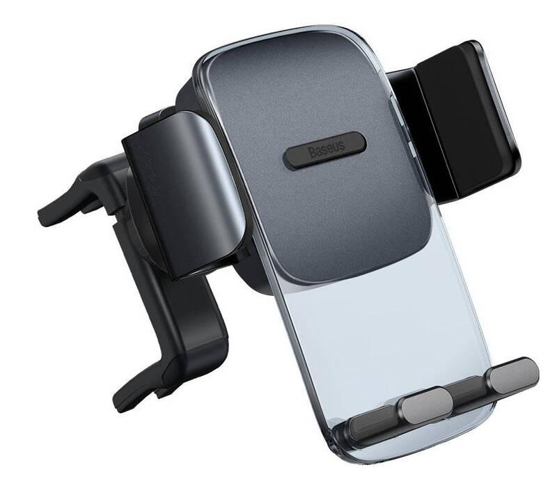 Držák na mobil Baseus Easy Control Clamp, do kulaté ventilační mřížky černý