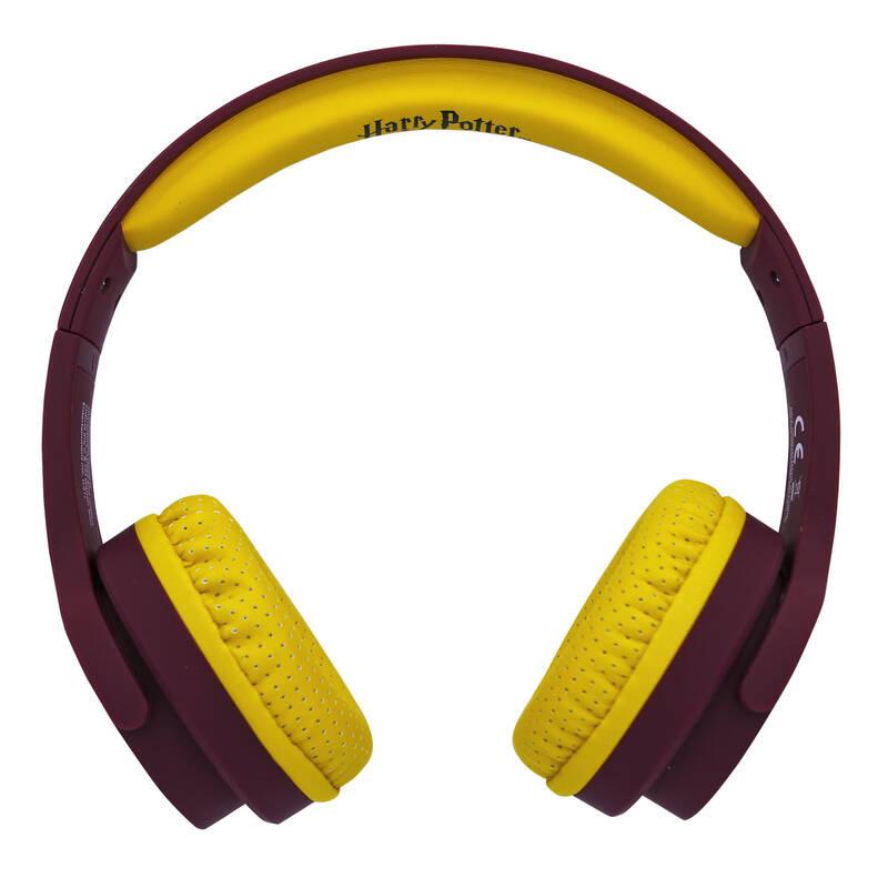 Headset OTL Technologies Harry Potter Hogwarts Crest Kids Interactive červený