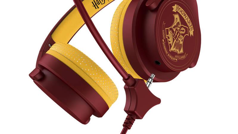 Headset OTL Technologies Harry Potter Hogwarts Crest Kids Interactive červený