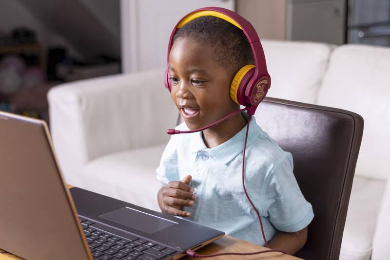 Headset OTL Technologies Harry Potter Hogwarts Crest Kids Interactive červený