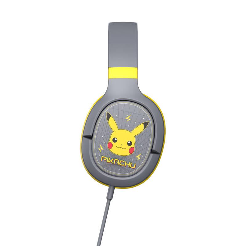 Headset OTL Technologies Pokemon Pikachu PRO G1 šedý žlutý